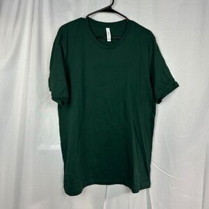 NWT Bella+Canvas T-Shirt Mens XL Evergreen Short Sleeve‎ Crew Neck Basic Tee
